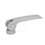 Exzenterspanner GN 927.7-63-M6-B Edelstahl, Auflagescheibe starr