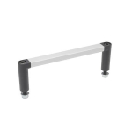 Apparaathendel GN 423-12-100-B-ELS Geanodiseerd aluminium profiel