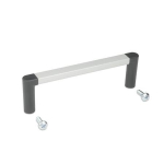 Apparaathendel GN 423-12-120-A-ELS Geanodiseerd aluminium profiel