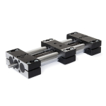 Lineaire eenheid met dubbele pijp GN 491-30-100-R1-SCR