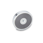 Houdmagneten, schijfvorm GN 50.4-HF-25-7-M4 Draad