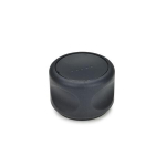 Drehknopf mit Buchse Edelstahl GN 624.5-50-B8-DSG Deckel schwarzgrau, Softline