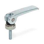 Eccentric clamp GN 927.3-82-M6-30-A Adjustable support disc