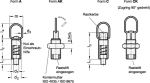 Rastbolzen mit Zugring GN 413-5-M10-A-ST
