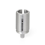 Nivelierelement GN 355-M12X1-4,5-NI Edelstahl