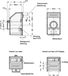 Position indicator with LCD display GN 9054-1-GR Elesa CE.99001
