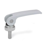 Eccentric clamp GN 927.4-101-M10-30-A-S Adjustable support disc