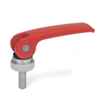 Eccentric clamp GN 927.4-101-M10-40-A-R Adjustable support disc