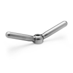 Clamping nut, double-armed GN 99.8-16-M8-A4 stainless steel AISI 316L