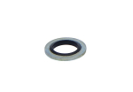 Usit ring for hydraulics 8.7x14.0x1.0 mm, for M 8 Retaining lip, NBR insert