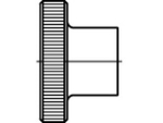 Kartelmoer DIN 466-A2 M 8 roestvast staal