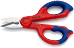 Electrician's shears 155 mm, chrome-plated Knipex 95 05 155 SB