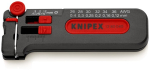 Mini-draadstripper 100 mm, Ø 0,12-0,4 mm² Knipex 12 80 040 SB