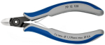 Elektronica zijkniptang klein afgeschuind 125 mm, gepolijst, ronde kop, MK handvat Knipex 79 12 125
