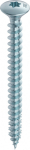 Spaanplaatschroef met verzonken kop T15 4,0x20 mm, volle draad, blauw gegalvaniseerd HECO-FIX-plus