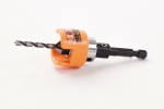 Dekboor met 4 mm houtdraaiboor HECO