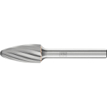 Carbide burr RBF 1225/6 Z1 Ø 12 mm x L 25 mm Shank Ø 6 mm Round arch shape, horse