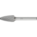 Carbide burr RBF 1225/6 Z3 PLUS Ø 12 mm x L 25 mm Shank Ø 6 mm Round arch shape, horse