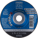 Schruppscheibe E 70-6 SG Steel/10 Pferd