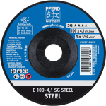 Roughing disc E 100-4.1 SG Steel/16 Pferd
