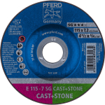 Opruwschijf E SG CAST+Stone Pferd
