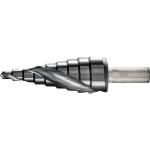 Step drill STB HSS 04-20/8 HC-FE 4-20 mm, shank Ø 8, 9 steps Pferd Hicoat