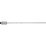 Carbide burr WRC 1225/6 Z3 PLUS SL150 Ø 12 mm x L 25 mm Shank Ø 6 mm Round roller mould, horse