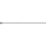 Carbide burr KUD 1210/6 Z3 PLUS SL150 Ø 12 mm x L 10 mm Shank Ø 6 mm Spherical shape, horse
