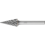 Carbide burr SKM 1225/6 CAST Ø 12 mm x L 25 mm Shank Ø 6 mm Pointed cone shape, horse