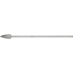 Carbide burr SPG 1225/6 Z3 PLUS SL150 Ø 12 mm x L 25 mm Shank Ø 6 mm Pointed arch shape, horse