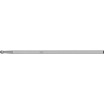 Carbide burr KUD 0302/3 Z3 PLUS GL75 Ø 3 mm x L 2 mm Shank Ø 3 mm Spherical shape, horse