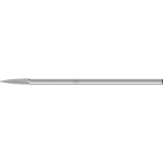 Carbide burr SPG 0313/3 Z5 GL75 Ø 3 mm x L 13 mm Shank Ø 3 mm Pointed arch shape, horse