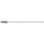 Carbide burr SPG 0613/3 Z5 SL75 Ø 6 mm x L 13 mm Shank Ø 3 mm Pointed arch shape, horse