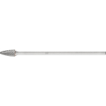 Carbide burr RBF 0613/3 Z5 SL75 Ø 6 mm x L 13 mm Shank Ø 3 mm Round arch shape, horse