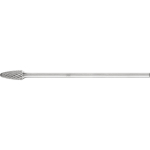 Carbide burr RBF 0613/3 Z3 PLUS SL75 Ø 6 mm x L 13 mm Shank Ø 3 mm Round arch shape, horse