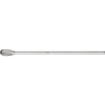 Carbide burr TRE 0610/3 Z5 SL75 Ø 6 mm x L 10 mm Shank Ø 3 mm Drop shape, horse