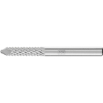 Carbide burr ZYA 0625/6 FVK ZBS Ø 6 mm x L 25 mm Shank Ø 6 mm with centre drill tip, horse
