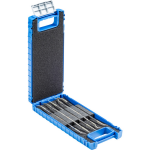 Diamond fluted file set DF 1624 D 126, 5 parts Pferd
