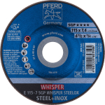 Schruppscheibe E 115-7 SGP WHISPER SteelOX Pferd