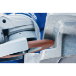 Flap disc fillet weld PFR 115-L A40 SGP CURVE ALUMINIUM Pferd Polifan