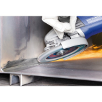 Flap disc fillet weld PFR 150-L Z40 SGP CURVE SteelOX Pferd Polifan