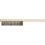 Stainless steel hand brush HBFM 40 Inox 0.15 SG for precision mechanics, horse