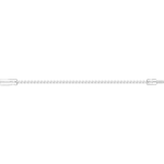 Extension for internal brushes IBUV M6-300 Pferd