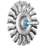 Stainless steel round brush RBGIT 7006/6 Inox 0.35 SGP plaited, horse