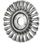 Stainless steel round brush POS RBG 11512/22.2 Inox 0.50 plaited, horse