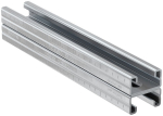 Mounting rail FUS 21D L = 2.0 - 3 m, galvanised fischer