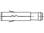 Heavy-duty dowels SL M 10 N,A4 fischer