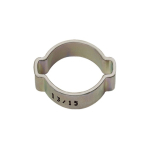 2-ear hose clamp 20-23 mm, band width 9 mm Galvanised steel W1