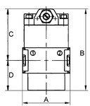 Start-up valve multifix-mini series IG 1/4", 2300l/min, 2.5-16 bar BG0, die-cast zinc