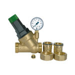 Druckregler Serie Saxonia, Trinkwasser AG 1,5-6 bar, DU max 16bar, DVGW geprüft, inkl. Manometer
